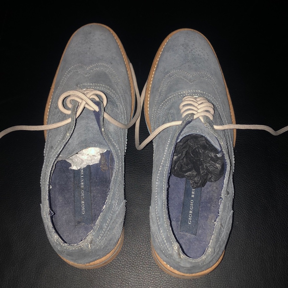 Suede shoes